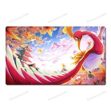 Ho-Oh Board Game Pokemon Table Playmat TCG CCG Mat Gaming Play Pad Mousepad picture