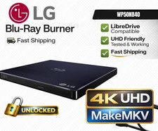 LG WP50NB40 UHD Friendly LibreDrive 4K Blu-ray Drive Pre-Flashed | MakeMKV Ready picture
