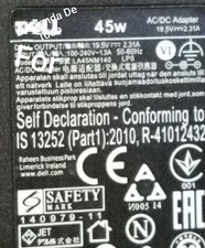 LAPTOP LAP TOP POWER SUPPLY ADAPTER 19.5V 45W FITS LA45NM140 READ picture