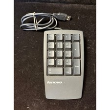 Lenovo USB Numeric Keypad: KU-9880, Wired, External Number Pad, Gray 41A5090 picture