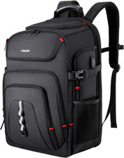 18.4 Inch Laptop Backpack with USB Charger Port, Black picture