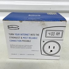 NetReset Digital Automatic Timer Outlet Router & Modem Faster Internet picture