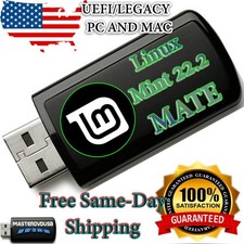 Linux Mint MATE 22.2 Bootable USB Installer – Latest Version Same-Day Shipping picture