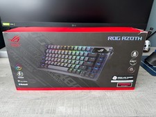 ASUS ROG Azoth 75% Wireless DIY Custom Gaming Keyboard, ROG NX SNOW, Black picture