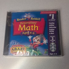 Reader Rabbit Personalized Math Age 4-6 Windows Mac CD-ROM The Learning Co  READ picture