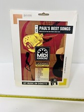 PAUL’S BEST SONGS MIDI KARAOKE FLOPPY DISK PC SOFTWARE SEALED NEW picture