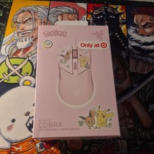 Pokemon x Razer Cobra Wired Gaming Mouse Pikachu & Eevee Edition NEW picture