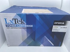 LxTek Compatible Toner Cartridge Replacement for HP 83A CF283A 4 Cartridges picture