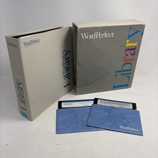 WordPerfect Library 1.0 Vintage 1986 Software 5.25