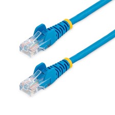 StarTech RJ45PATCH25 25Ft CAT5E Ethernet Cable Snagless RJ45 Patch Cord Blue picture