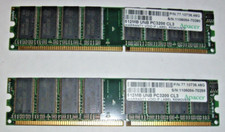 Apacer DDR1 SDRAM 512MB - 1GB Total UNB-PC3200 CL3 77.10736.46g Lot of 2 picture