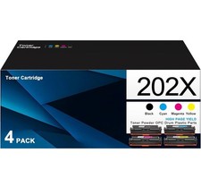202X Toner Cartridges 4-Pack High Yield picture