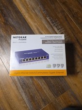Netgear 8-Port 10/100/1000 Gigabit Ethernet Unmanaged Switch Factory Sealed picture