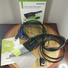 IOGear 2-Port USB KVM Switch In Original Box Pre-owned  picture