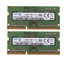 Samsung Chips 2pcs 4GB 1RX8 DDR3L 1600MHz PC3L-12800 SODIMM Laptop Memory 1.35V picture