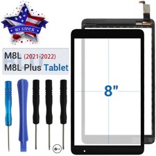 Digitizer Touch Screen Glass Replacement For For BLU M8L/ M8L Plus Tablet 8 Inch picture