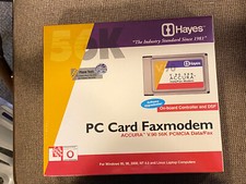New Hayes Accura 56K FaxModem V.90 56K PCMCIA Data/Fax picture