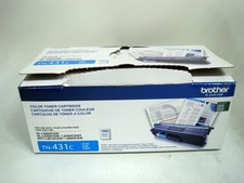 Brother TN431 Cyan Toner Cartridge Only Genuine New Open Box  picture