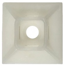 Cable Tie Mounts Clear 3/4