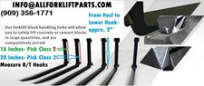 FORKLIFT BLOCK SET FORKS 2x2x48 CLASS 2 II 48
