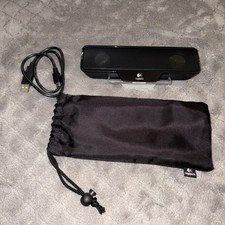 Logitech 2205 Z205 USB Laptop Stereo Speaker Black S 00094 Travel Bag Case AUX picture