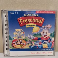 Reader Rabbit Preschool Learning Creations PC CD-ROM Ages 3-5 Windows picture