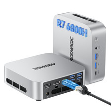 ACEMAGIC Mini PC Windows 11 Pro, AMD Ryzen 7 7735HS, 24GB LPDDR5 512GB NVMe SSD picture