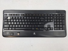 Logitech K800 Illuminated Lit Up Wireless Keyboard With Dongle - Working *READ* picture