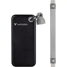 Verbatim 32194 Pocket 2TB External USB-C® (USB 3.2 Gen 2) SSD Black, Gray picture
