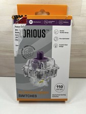 Glorious Mako Ultralight Switches 110pcs Tactile RGB Pre-Lubed picture