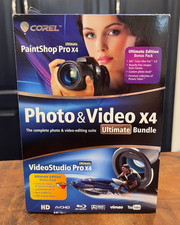 Corel PaintShop Photo + VisualStudio Video Pro X4 Ultimate Software ~NEW~ picture