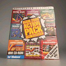 Atari 2600 Action Pack 1995 PC Big Box NEW FACTORY SEALED Activision 15 Games picture