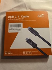 USB C 4 Cable For Thunderbolt 4 Cable picture