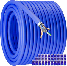 Cat 6 Outdoor Ethernet Cable Bulk 500Ft (30 RJ45), 23AWG Cat 6 Shielded Ethernet picture