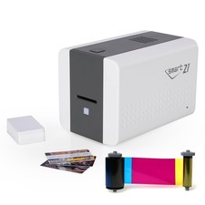 IDP SMART-21S ID Card Printer Kit PC Software Ribbon Cards picture