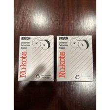 2 Nu-Kote Burroughs Universal Calculator Ribbon BR80N 1/2