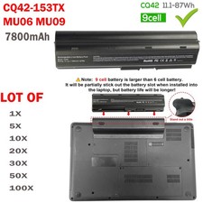 ✅LOT Battery For HP Pavilion MU06 MU09 G4 G6 G7 G62 CQ32 CQ42 CQ56 7800mAh 9Cell picture