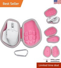 Elegant Pink Hard Travel Case for Logitech MX Master 4/3S/3 - Waterproof & Du... picture