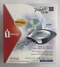 Iomega 31119 Predator 4x4x6 External USB CD-RW Drive-Free Shipping picture