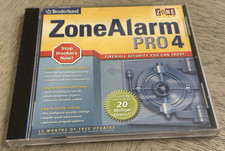 Borderbund ZoneAlarm Pro 4 Firewall Zone Labs CD ROM for Windows PC picture