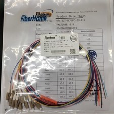 FiberHome LC UPC Multimode 50/125 Fiber Optic Pigtail 12 Bundle Fiber Optic 1.5m picture