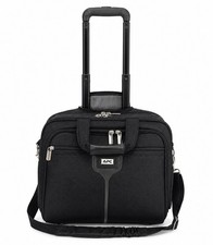 APC Rolling Laptop Storage Bag w/ Retractable Handle and 4 Zipper Compartments picture