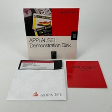 Ashton-Tate Applause II Demonstration Disk V 1.5 5.25” Disk for IBM PC New picture