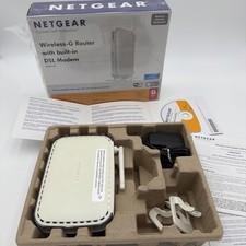 Netgear DG834G Wireless G DSL Modem Router Tested Working ADSL Combo picture