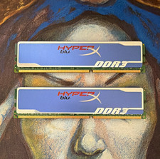 Kingston HyperX blu 8GB (2x4GB) DDR3-1333 240-Pin DIMM KHX1333C9D3B1K2/8G picture