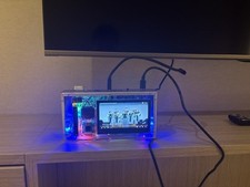 raspberry pi 5 8gb ram, 256gb NVME SSD , custom (Freenove case) built box picture