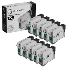 LD Replacement Replacement T125120 for Epson T125 125 Set of 10 Black Inkjet picture