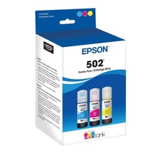 Epson 502 EcoTank Ink Color Combo Pack Genuine OEM FREESHIP picture