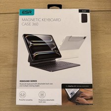 ESR Magnetic Keyboard Case 360 Rebound Series For iPad Pro 13 M5 M4 25 24 White picture