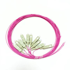 10~50pcs 1.5M OM4 50/125 SC UPC Simplex 0.9mm MM Fiber Optical Pigtails Cable picture